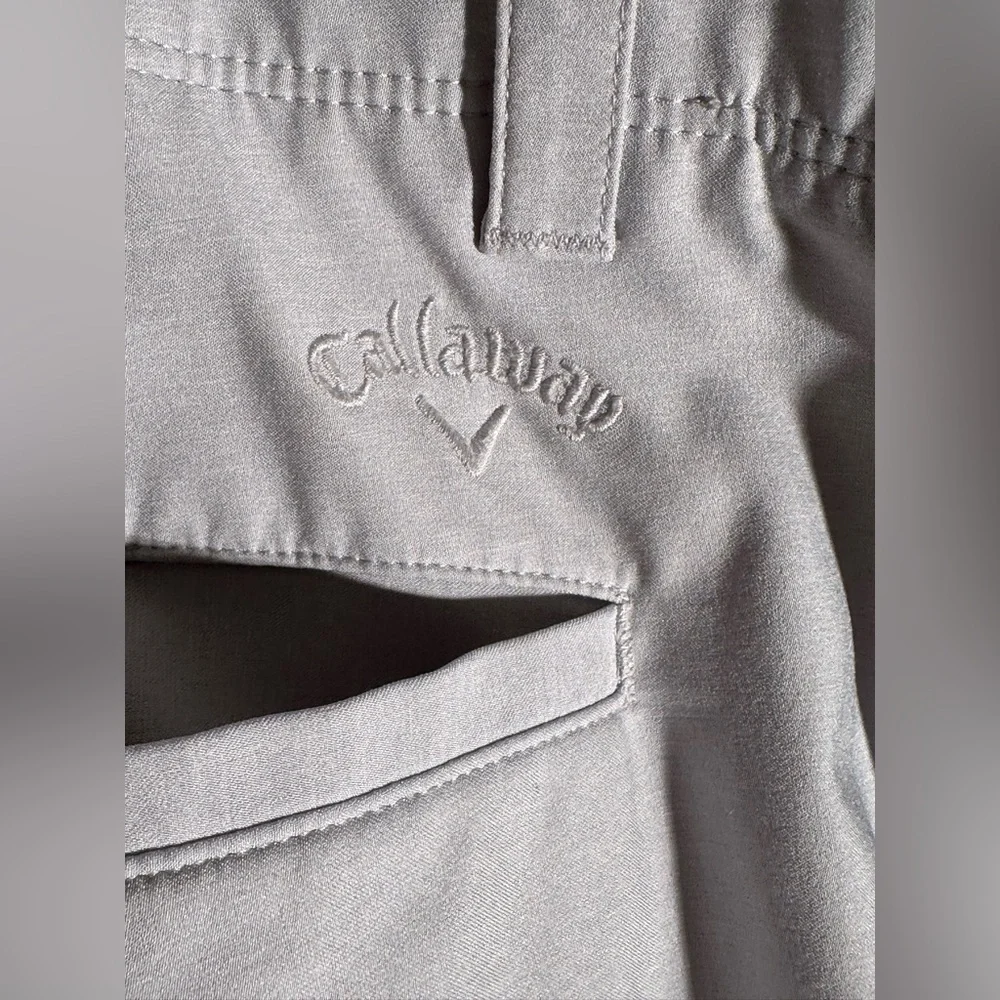 Callaway Men’s Light Gray Golf Shorts Size 40 9” Inseam Performance